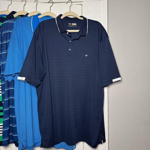 Callaway Ben Hogan Chaps Golf Polo Performance Shirts Bundle of Five XXL - Picture 2 of 11